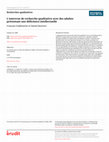 Research paper thumbnail of L’entrevue de recherche qualitative avec des adultes présentant une déficience intellectuelle