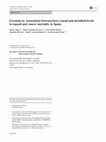 Research paper thumbnail of Erratum to: Association between heavy metal and metalloid levels in topsoil and cancer mortality in Spain