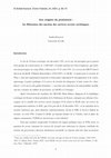 Research paper thumbnail of Aux origines du poutinisme : les Mémoires des anciens des services secrets soviétiques