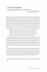 Research paper thumbnail of «Geschlechtergefühle? Uterusprolaps, Pessare und Ekel in der Frühen Neuzeit». In: Muriel Gonzalez, Falko Schnicke (Hg.): Popularisierungen von essentialisiertem Geschlechterwissen seit der Vormoderne, Beiheft der Historischen Zeitschrift 79, Berlin 2020, 43–67.