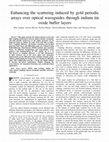 Research paper thumbnail of Enhancing the Scattering Induced by Gold Periodic Arrays Over Optical Waveguides Through Indium Tin Oxide Buffer Layers