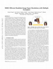 Research paper thumbnail of HIME: Efficient Headshot Image Super-Resolution with Multiple Exemplars