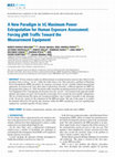 Research paper thumbnail of A New Paradigm in 5G Maximum Power Extrapolation for Human Exposure Assessment: Forcing gNB Traffic Toward the Measurement Equipment