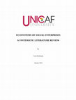 Research paper thumbnail of Ecosystems of Social Enterprises: A Systematic Literature Review