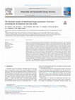 Research paper thumbnail of The Brazilian market of distributed biogas generation: Overview, technological development and case study