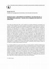 Research paper thumbnail of Desigualdad y Crecimiento Económico: Un Análisis De La Distribución Espacial y Social De La Riqueza en Santa Fe (1850- 1870)