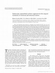 Research paper thumbnail of Endoscopic supraorbital eyebrow approach for the surgical treatment of extraaxialand intraaxial tumors