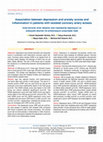 Research paper thumbnail of Association between Depression and Anxiety Scores and Inflammation in Patients with Isolated Coronary Artery Ectasia