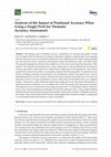 Research paper thumbnail of Analysis of the Impact of Positional Accuracy When Using a Single Pixel for Thematic Accuracy Assessment