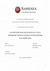 Research paper thumbnail of MARIAGRAZIA DE LUCA Tesi Magistrale Sapienza MG