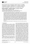 Research paper thumbnail of Intergenic Spacer Variation in a Clonal Organism Under Divergent Selection for Production Rate