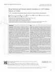 Research paper thumbnail of Renal Arterial and Venous System Variations in 1,073 Kidney Donors in Turkey