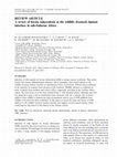 Research paper thumbnail of REVIEW ARTICLE A review of bovine tuberculosis at the wildlife-livestock-human interface in sub-Saharan Africa