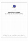 Research paper thumbnail of "SOUVERÄNE GLEICHHEIT" IM SYSTEM DER VEREINTEN NATIONEN