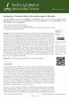 Research paper thumbnail of Sowing times of soybean cultivars in the southern region of Maranhão