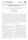 Research paper thumbnail of Production of Beauregard Sweet Potato in vertical farming under different fertilization technologies