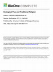 Research paper thumbnail of Ecological Flux and Traditional Religion