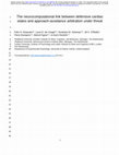 Research paper thumbnail of The neurocomputational link between defensive cardiac states and approach-avoidance arbitration under threat