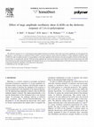 Research paper thumbnail of Effect of large amplitude oscillatory shear (LAOS) on the dielectric response of 1,4-cis-polyisoprene