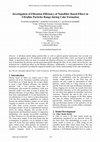 Research paper thumbnail of Investigation of Filtration Efficiency of Nanofiber Based Filters in Ultrafine Particles Range during Cake Formation