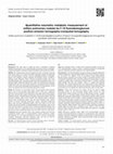 Research paper thumbnail of Quantitative volumetric metabolic measurement of solitary pulmonary nodules by F-18 fluorodeoxyglucose positron emission tomography-computed tomography