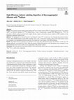 Research paper thumbnail of High-Efficiency Cationic Labeling Algorithm of Macroaggregated Albumin with 68Gallium