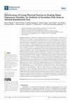 Research paper thumbnail of Effectiveness of Group Physical Exercise in Treating Major Depressive Disorder: An Analysis of Secondary Data from an Aborted Randomized Trial