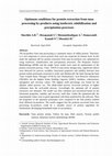 Research paper thumbnail of Optimum Conditions for Protein Extraction from Tuna Processing By-Products Using Isoelectric Solubilization and Precipitation Processes