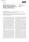 Research paper thumbnail of Book review (with Lee, Jack Jin Gary): Modernity’s Corruption: Empire and Morality in the Making of British India