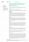 Research paper thumbnail of Effectiveness of Sensory Integration Therapy on Functional Mobility in Children With Spastic Diplegic Cerebral Palsy