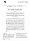 Research paper thumbnail of Influence of Thermo-Light Curing on the Microhardness and Fluoride Release of Glass-Ionomer Cements