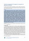 Research paper thumbnail of Tools for management of irrigation in vineyards: an approach to farmers