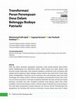 Research paper thumbnail of Transformasi Peran Perempuan Desa dalam Belenggu Budaya Patriaki