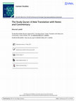 Research paper thumbnail of The Study Quran: A New Translation with Notes and Commentary