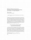 Research paper thumbnail of Typology of Religious Characteristics of Social Service and Educational Organizations and Programs—A European Response