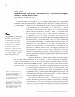 Research paper thumbnail of Reseñas: Soluri, John. Banana Cultures: Agriculture, Consumption, and Environmental Change In Honduras and the United States. Austin: University of  …