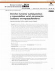 Research paper thumbnail of Derechos humanos, buenas prácticas y responsabilidad social. Aproximación cualitativa en empresas familiares