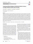 Research paper thumbnail of Comparing Artificial Intelligence Classification Models to Improve an Image Comparison System with User Inputs