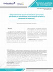 Research paper thumbnail of Emprendimiento Social: Facilitadores personales percibidos por estudiantes universitarios durante la pandemia en Argentina