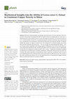 Research paper thumbnail of Biochemical Insights into the Ability of Lemna minor L. Extract to Counteract Copper Toxicity in Maize