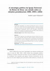 Research paper thumbnail of A estratégia política da Igreja Universal do Reino de Deus: um estudo sobre as eleições presidenciais 1989, 1994 e 2002