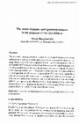 Research paper thumbnail of The status of gender and agreement features in the grammar of two SLI children