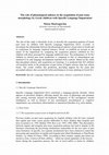 Research paper thumbnail of The role of phonological salience in the acquisition of past tense morphology by Greek children with Specific Language Impairment