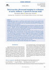 Research paper thumbnail of Intravascular ultrasound imaging in evaluation of aortic stiffness: A proof-of-concept study