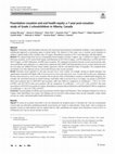 Research paper thumbnail of Fluoridation cessation and oral health equity: a 7-year post-cessation study of Grade 2 schoolchildren in Alberta, Canada