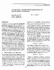 Research paper thumbnail of Competitive randomized algorithms for non-uniform problems