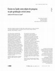 Research paper thumbnail of Ensino na Saúde como objeto de pesquisa na pós-graduação stricto sensu: análise do Pró-Ensino na Saúde