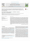 Research paper thumbnail of Expression analysis of key genes of phenylpropanoid pathway and phenol profiling during Ricinus communis–Fusarium oxysporum f. sp. ricini interaction