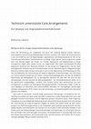 Research paper thumbnail of Technisch unterstützte Sorgearrangements