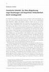 Research paper thumbnail of Genetische Intimität. Zur (Neu-)Regulierung enger Beziehungen und körperlicher Verbundenheit durch Gendiagnostik